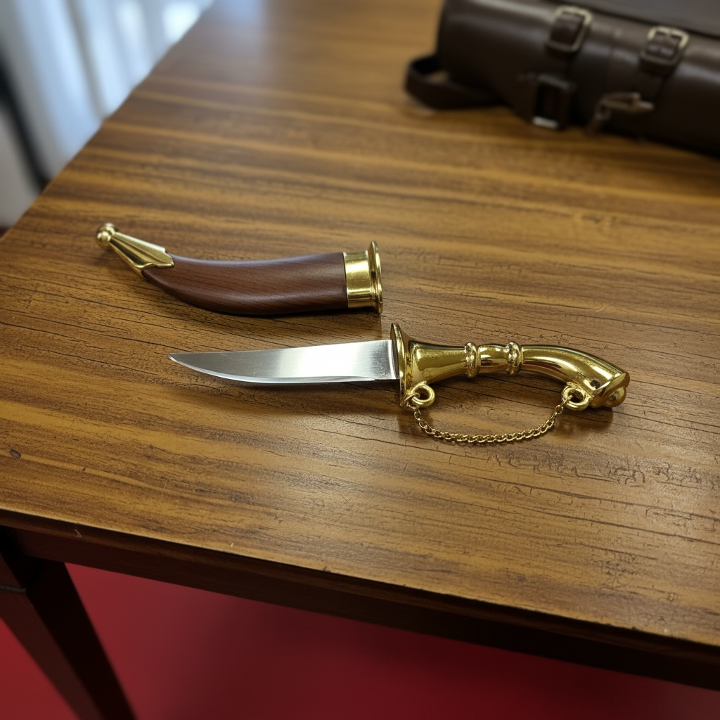 Traditional Wooden Siri Sahib | Mini Sikh Kirpan for Gift & Collection
