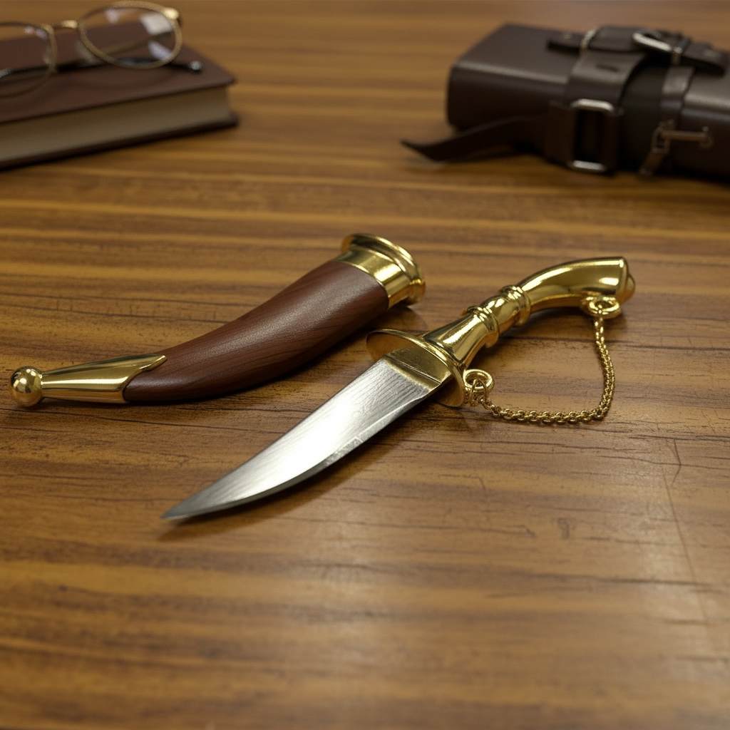 Traditional Wooden Siri Sahib | Mini Sikh Kirpan for Gift & Collection
