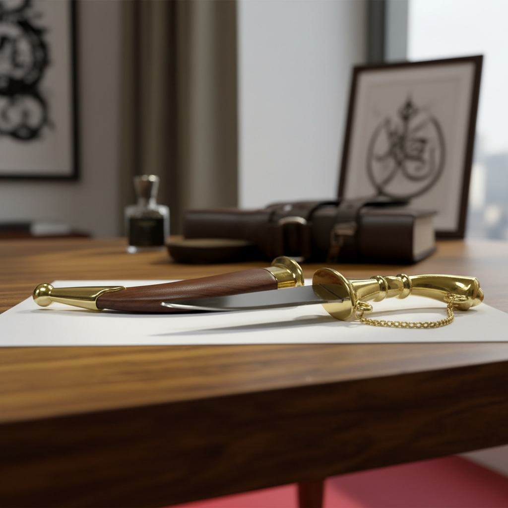 Traditional Wooden Siri Sahib | Mini Sikh Kirpan for Gift & Collection